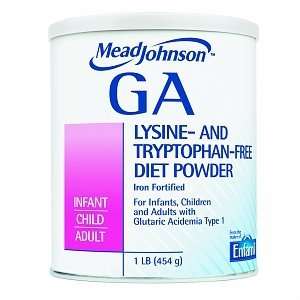 Mead Johnson GA Lysine and Typtophan Free Diet Powder, 1 lb  
