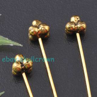 FREE SHIP 100pcs Gold Plated Big Head Pins 55mm L4029  
