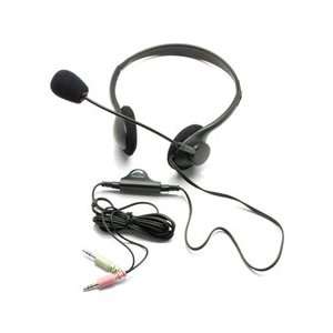  Inland Computer Headset W/ Boommic Volume Control On Cord 