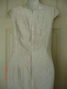 MAGGY LONDON WHITE AND BLACK SHIFT DRESS SZ 10  