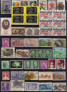 Valuable Used US Stamp Collection Pairs, Strip Blocks  