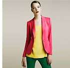2012 NEW Zara one buckle Slim Casual Suit Jacket Blaze