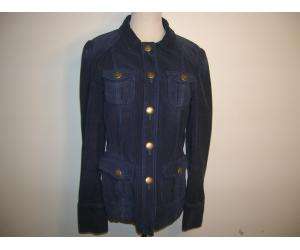 MARC JACOBS navy corduroy blazer.Long sleeves with collar and snaps 