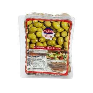 Marmara   Turkish Whole Green Olives  Grocery & Gourmet 