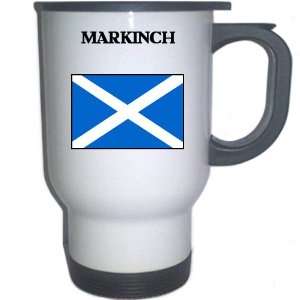  Scotland   MARKINCH White Stainless Steel Mug 