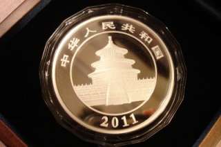 2011 China 5 Oz Silver Panda Coin BOX COA 20, 000 Limit  