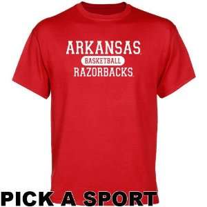  Arkansas Razorbacks Custom Sport T shirt   Cardinal 