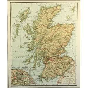  Collier map of Scotland (1907)