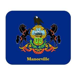  US State Flag   Manorville, Pennsylvania (PA) Mouse Pad 