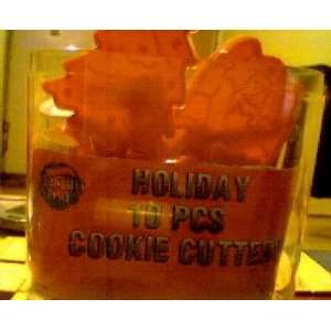  Holiday 10 Pcs Cookie Cutters (Christmas Time)