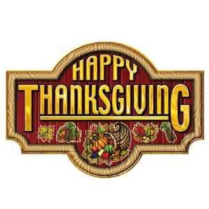  Happy Thanksgiving Sign Large Wall Decal