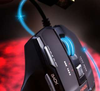   2000DPI Black AULA Optical USB Gaming Mouse Mice for PC Razer Gamer