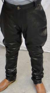 Mens Thick Leather Jodhpurs Pant Trouser New All Sizes  