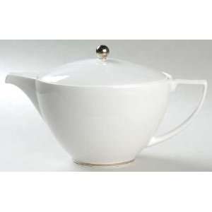  Wedgwood Jasper Conran Platinum Tea Pot & Lid, Fine China 