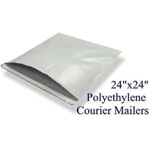  24x24 WHITE POLY MAILERS/BAGS/ENVELOPES 200 qty Office 