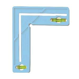   190 6 Inch Home/Craft/School Square with Level, Blue