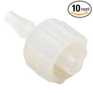 Luer Connector   Nylon Male Luer with Locking Nut Connector , For 3/32 