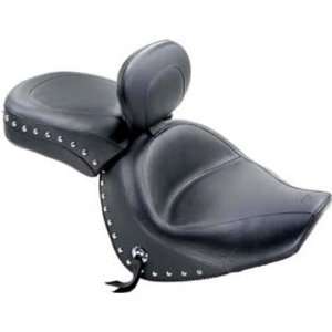  Mustang 79410 Two Piece Wide Studded Touring Seat wDriver 