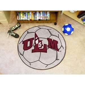 BSS   Louisiana Monroe Indians NCAA Soccer Ball Round Floor Mat (29 