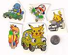 45 Kids Body Arts Pokemon Pikachu Temporary Tattoos Lot