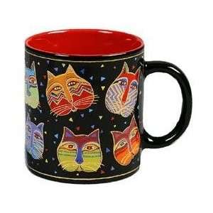  Laurel Burch Ceramic Mug Festive Felines By The Each Arts 