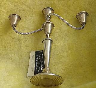 Gorham Puritan Candelabra Sterling #807 Candle Stick Holder 801 gm 