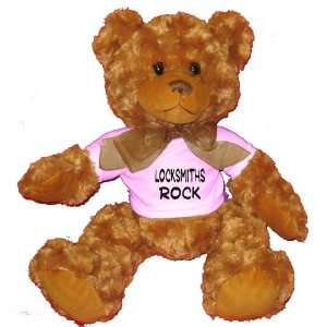  Locksmiths Rock Plush Teddy Bear with WHITE T Shirt Toys 
