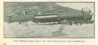 1913 Submarine Boat Testing Cesare Laurenti  