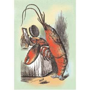   Glass The Lobster Quadrille 12x18 Giclee on canvas