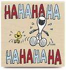 PEANUTS RUBBER STAMPS LAUGHING PALS SNOOPY & WOODSTOCK