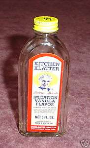 Kitchen Klatter Vanilla bottle Shenandoah Iowa  