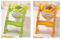 KARIBU Adjustable Potty Seat With Step Ladder Green or Yellow  