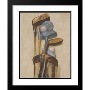  Jose Gomez Framed and Double Matted Art 25x29 Golf Bag 