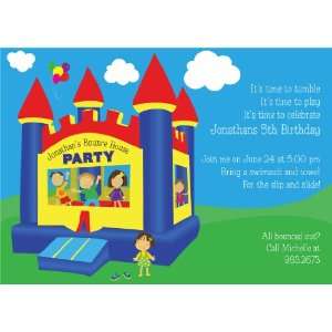 Bounce House Invitations