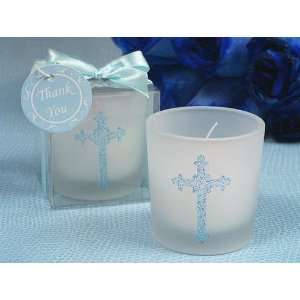  Blessed Events Cross Design Candle Holder C1017 Quantity 