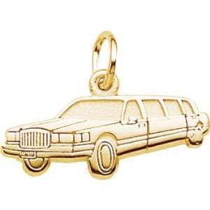  Rembrandt Charms Limousine Charm, 14K Yellow Gold Jewelry