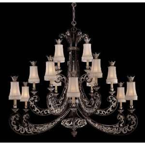  Romance Ravello Bronze Chandelier Metropolitan (ME N6019 