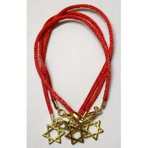  3 Star of David Bracelets   Kabbalah Bracelets with Gold 