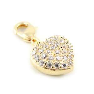 Pendant charm Coeur plated gold. Jewelry