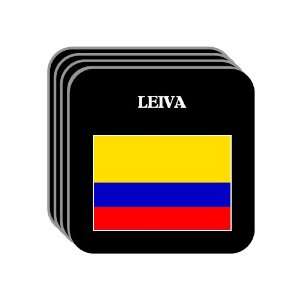  Colombia   LEIVA Set of 4 Mini Mousepad Coasters 