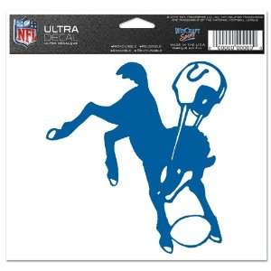  Baltimore Colts Retro Colt 5x6 Cling Decal Sports 