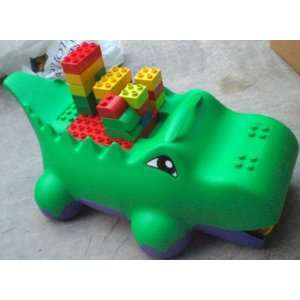  Lego, Green Alligator with Blocks Toy Toys & Games