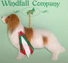 Kooikerhondje Dog Plush Canine Christmas Ornament by WC Not Needle 