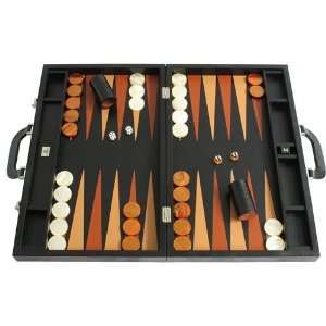  Leather Backgammon Board Set   (23 Large Attache Case 