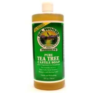  Dr. Woods Tea Tree 32 oz. Castile Soap (3 Pack) with Free 