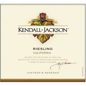  2010 Kendall Jackson Vintners Riesling 750ml Grocery 