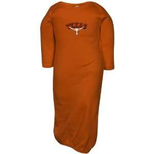   Texas Longhorns Infant Burnt Orange Layette Gown