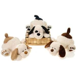  Laydown Black and Cream Dog 12 by Fiesta Toys & Games