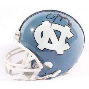 Signed Lawrence Taylor North Carolina Tar Heels Mini Helmet   GAI 
