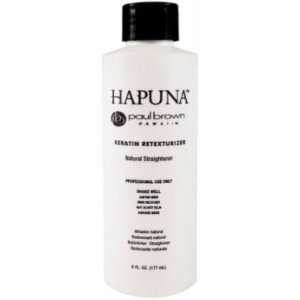   Hapuna Keratin Retexturizer   Natural Straightener   6 oz Beauty